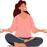 yoga meditation illustration
