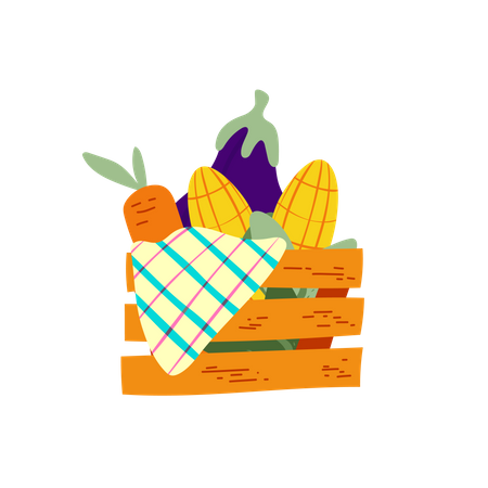 Harvest box  Illustration