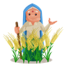 wheat crop illustration free download