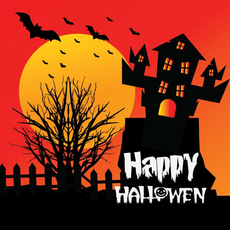 Haunted Castle  Illustration
