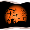 illustration for haunted graveyard