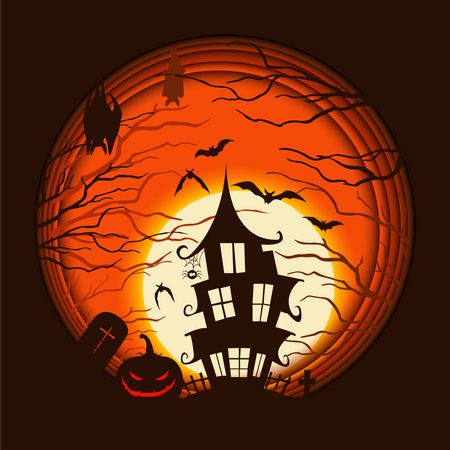 Haunted house  Illustration