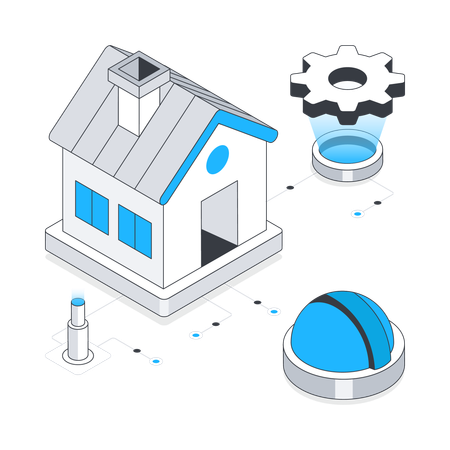 Reparatur zu Hause  Illustration