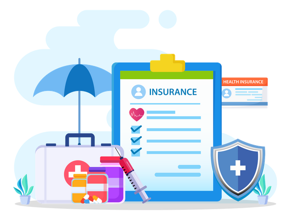 Health Assurance  Illustration