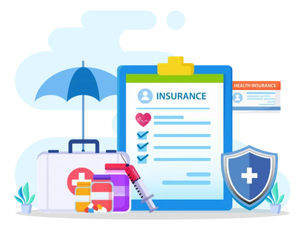 Health Assurance  Illustration