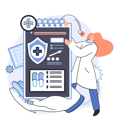 Health care and medical insurance  イラスト
