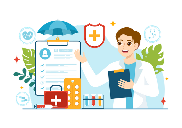 Health Care Plans  Illustration