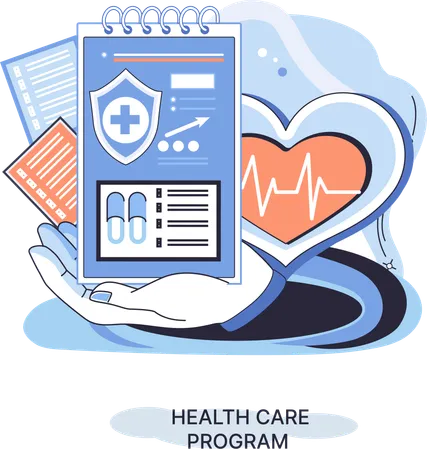 Health care program  Illustration