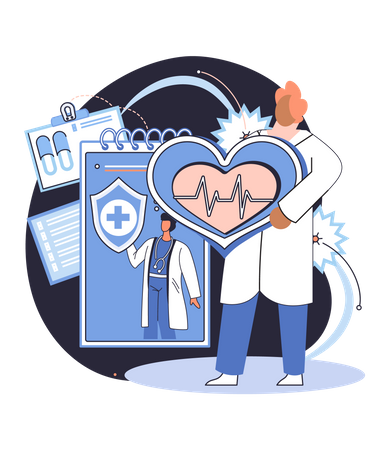 Health care program  イラスト