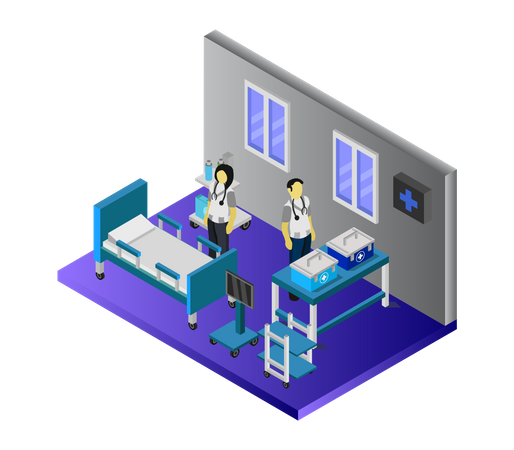 Health center  Illustration