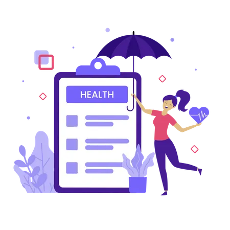Health insurance  Illustration