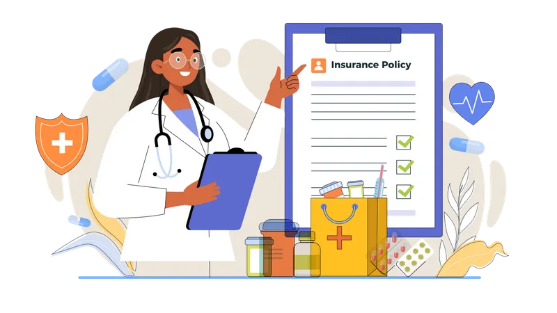 Health insurance  Illustration