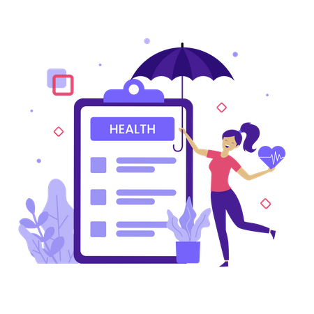 Health insurance  Illustration