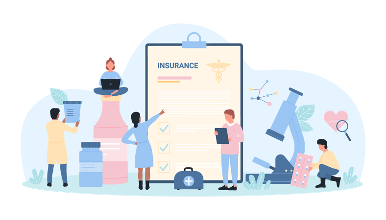 Health insurance  Illustration