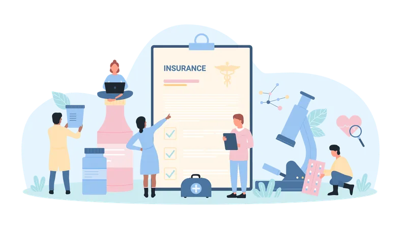 Health insurance  Illustration