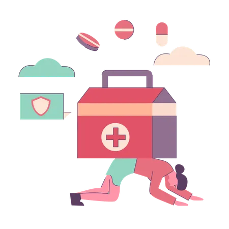 Health Insurance  Illustration