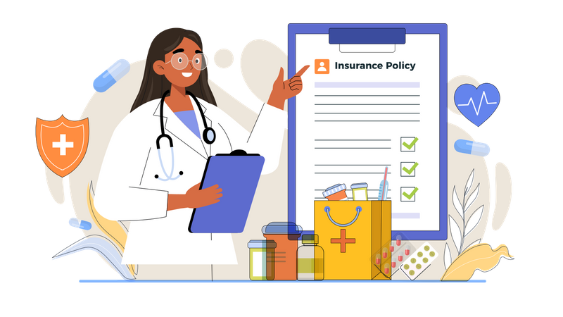 Health insurance  Illustration