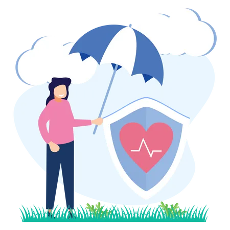 Health Insurance  Illustration