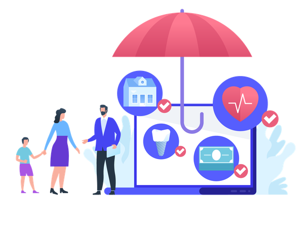 Health Insurance  Illustration