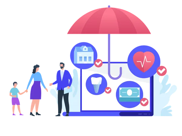 Health Insurance  Illustration