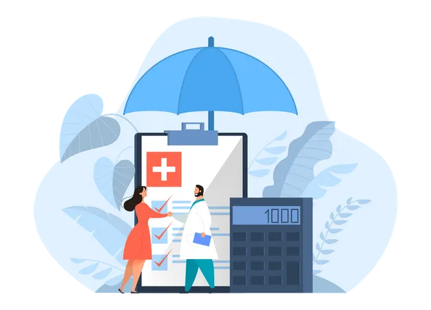 Health insurance  Illustration