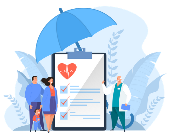 Health insurance  Illustration