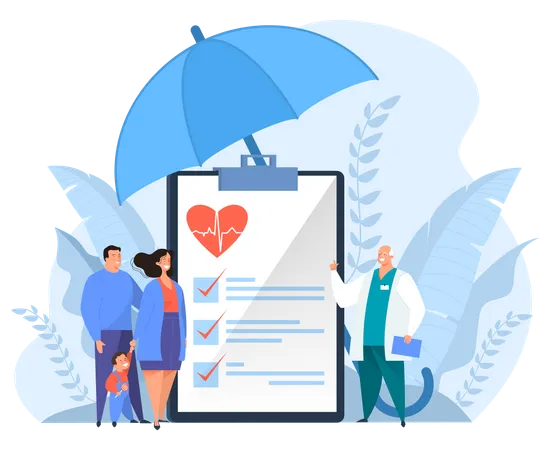 Health insurance  Illustration