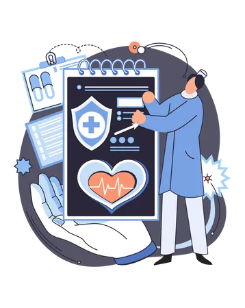 Health insurance  Illustration