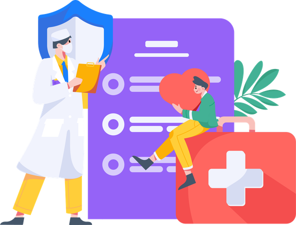 Health insurance  Illustration