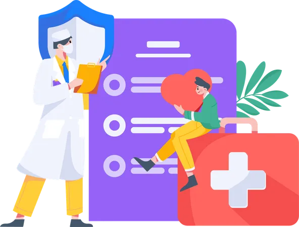 Health insurance  Illustration