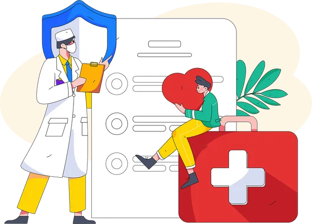 Health insurance  Illustration