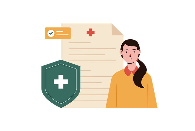 Health Insurance  Illustration