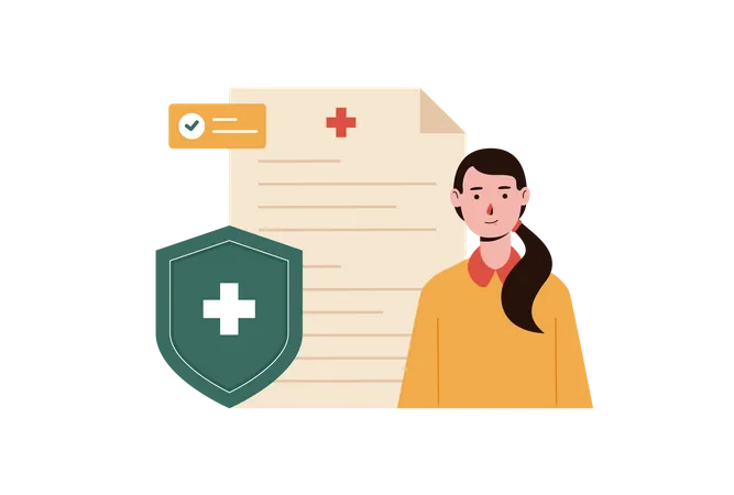 Health Insurance  Illustration