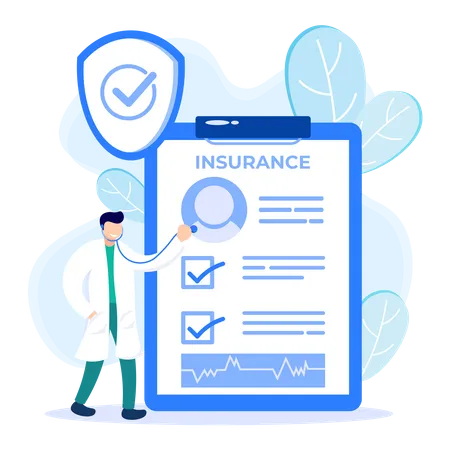 Health Insurance  Illustration