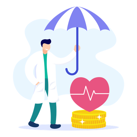 Health Insurance  Illustration