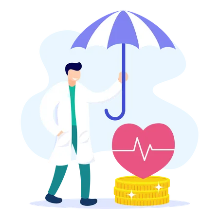 Health Insurance  Illustration