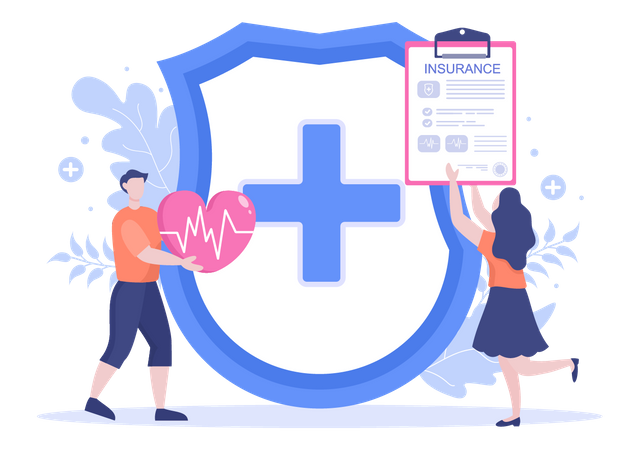 Health Insurance  Illustration