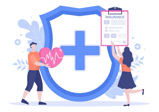 Health Insurance  Illustration