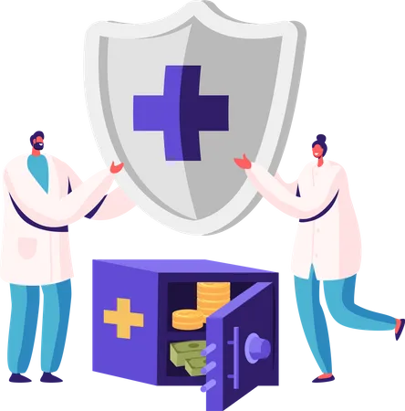 Health Insurance  Illustration