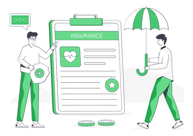 Health Insurance  Illustration