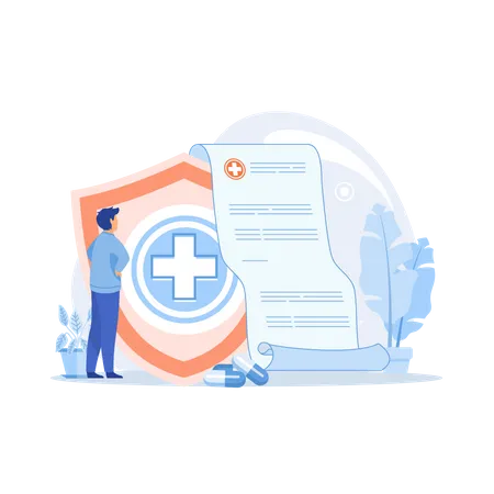 Health Insurance  Illustration