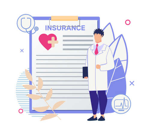 Health Insurance  Illustration