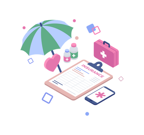 Health insurance  イラスト