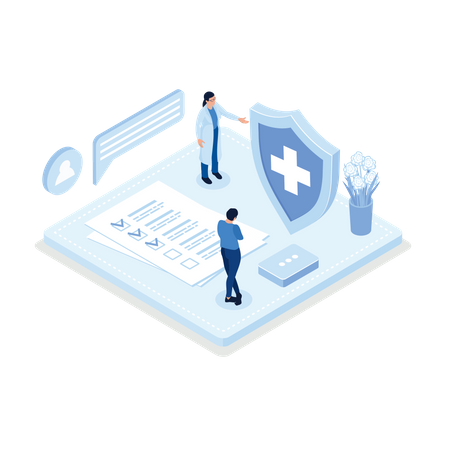 Health Insurance  Illustration