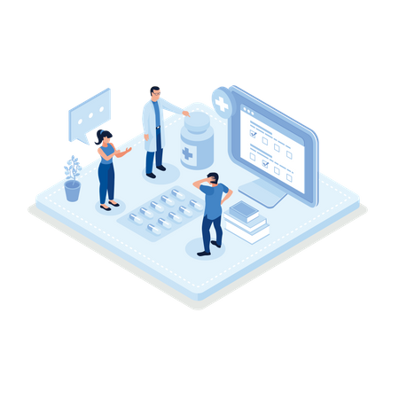 Health Insurance  Illustration