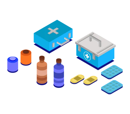 Health kit  Illustration