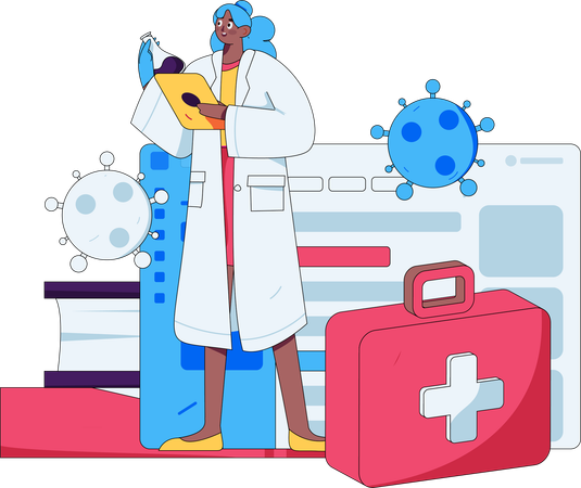 Health protect medicine  Illustration