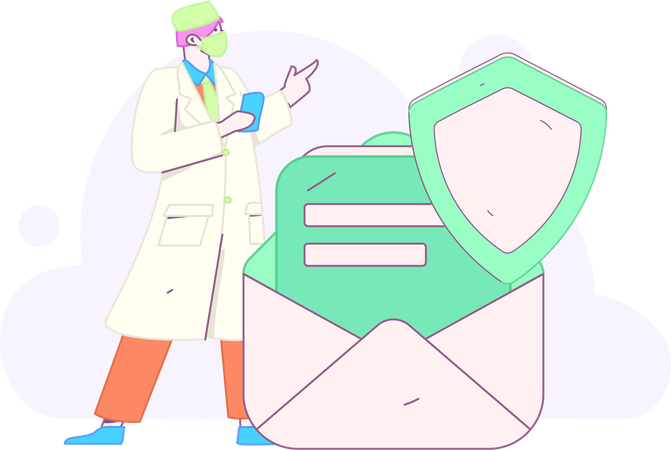 Health Questionnaire Signed Up By Patient  Illustration