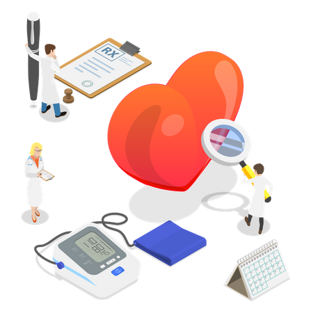 Health Report  イラスト