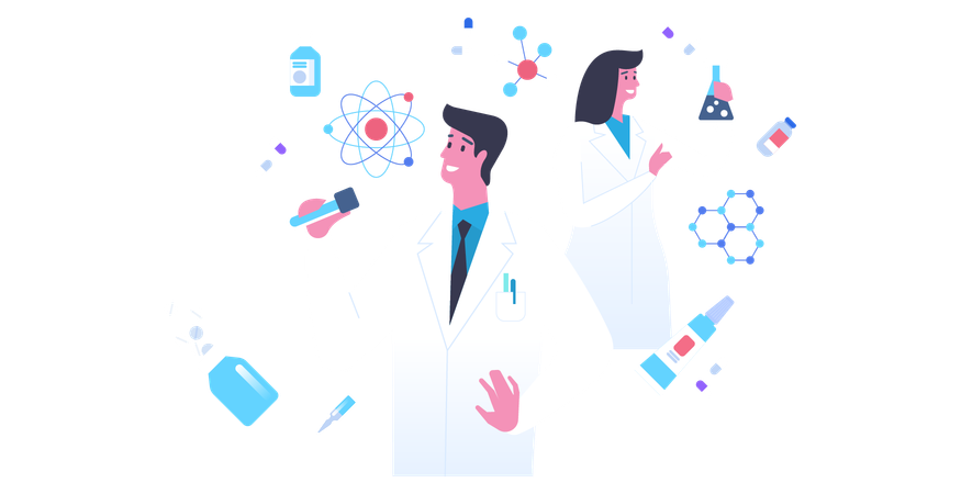 Health Research Trends  Illustration